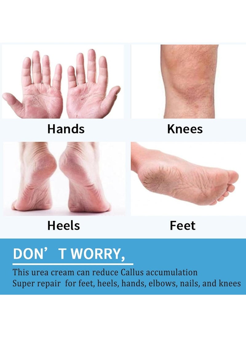 Lanthome - Urea Cream 40 Percent For Feet, Foot Cream For Dry Cracked Heels, Foot Callus Remover Cream, 40% Urea Cream For Feet, Organic Moisturizer Cream For Foot, Hands, Legs, Toes - Image 1