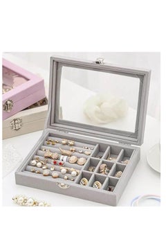 Generic Jewelry Box for Girls and Women – Jewelry and Ring Organizer, Perfect Gift, Multi-Color Storage Case  - Image 1