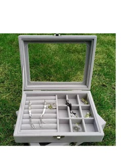 Generic Jewelry Box for Girls and Women – Jewelry and Ring Organizer, Perfect Gift, Multi-Color Storage Case  - Image 2