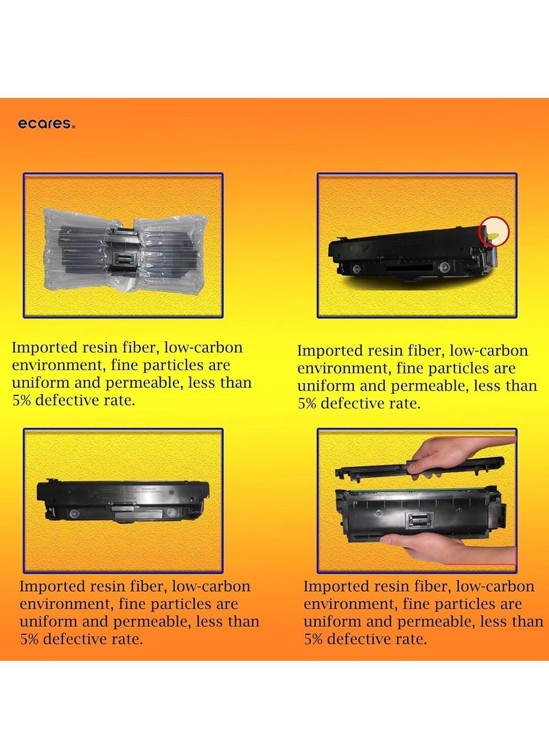 ECARES® 216A W2210A Compatible toner cartridge is suitable for Printer HP Color LaserJet Pro M255dw,Pro MFP M282dn, Pro MFP M183dw, Pro MFP M182dn, Pro MFP M183fdw (Black) - Image 2