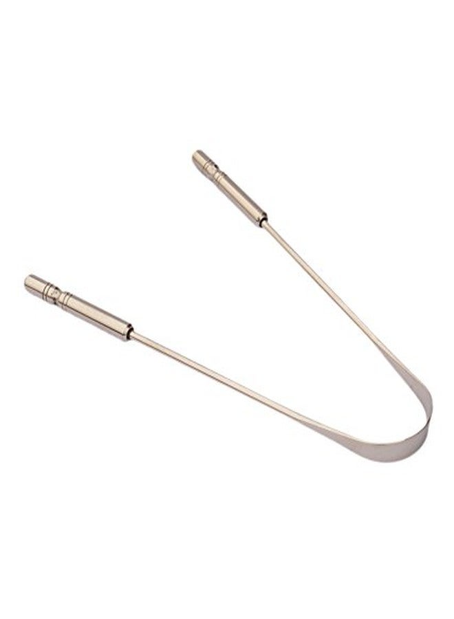 BlomiDeal Surgical Grade Stainless Steel Tongue Cleaner Scraper -Bacteria Inhibiting, Non-synthetic Grip -Sterilizable - Image 3