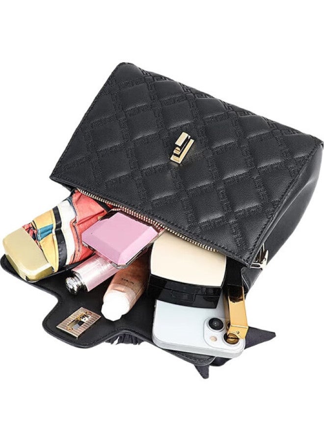 Viney Leather Handbag, Women'S Tote Bag, Middle-Aged Crossbody Shoulder Bag, Birthday Gift For Girlfriend, Qixi Festival Present - Image 3