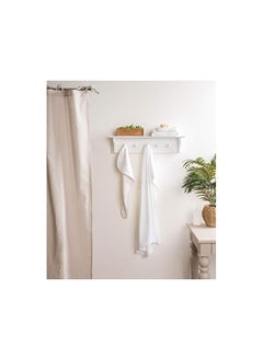 DII Spa Towel For Women, Adjustable Shower Wrap With Self-Fastening Closure, Small/Medium, 55.5X32.5, White  - Image 4