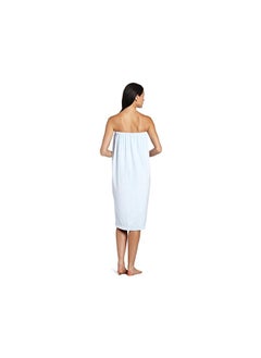 DII Spa Towel For Women, Adjustable Shower Wrap With Self-Fastening Closure, Small/Medium, 55.5X32.5, White  - Image 3