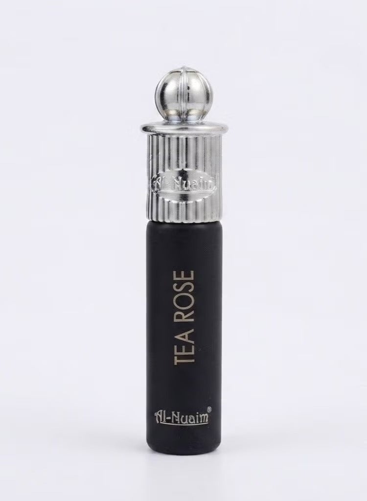أل نواعم عطر النعيم برائحة الشاي والورد، زيت عطري رول أون 6 مل | عطر مركز خالٍ من الكحول للرجال والنساء | رائحة زهور الورد تدوم طويلاً | زيت عطري عربي بحجم الجيب - Image 2