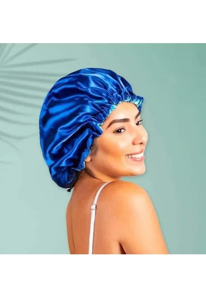 Totti Satin Hair Bonnet For Sleeping, Natural Curly - Image 1