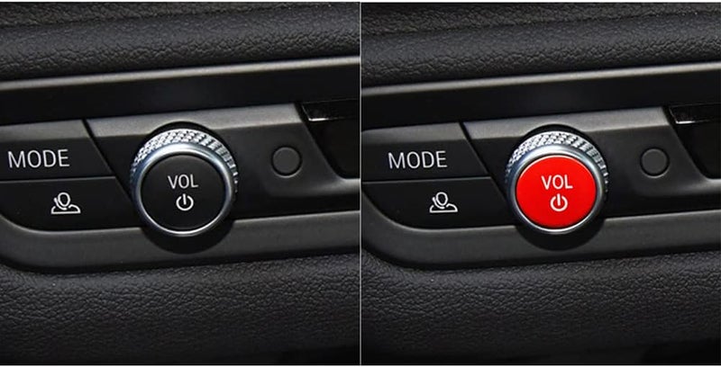 woobles Vol Button, Center Console Media Control Knob Covers Car Volume Knob Cover Replacement Compatible with G26 X3M X4M F97 F98 X3 X4 G02 G01 G14 G15 G16 X5 X6 G05 G06 - Image 3