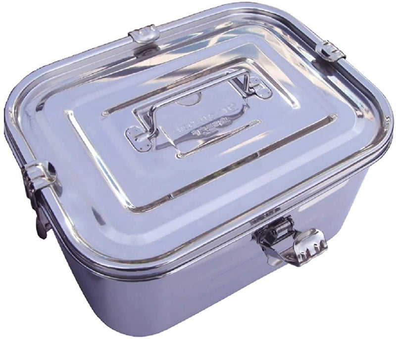 Stainless Steel Rectangular Kimchi Food Storage Container 5L  168oz  106