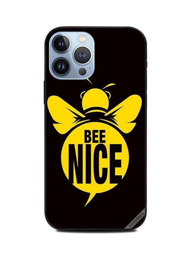 Covernex Apple iPhone 13 Pro Max Protective Case Cover Printed Featuring Be Nice DESIGN_1809 - Image 1