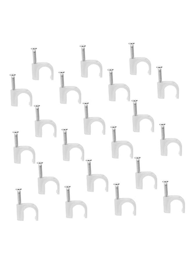 Ethernet Cable Clips 300PCS Wire Tacks Cord Organizers For Wall Size 1 90X1 30X1 00CM - Image 1