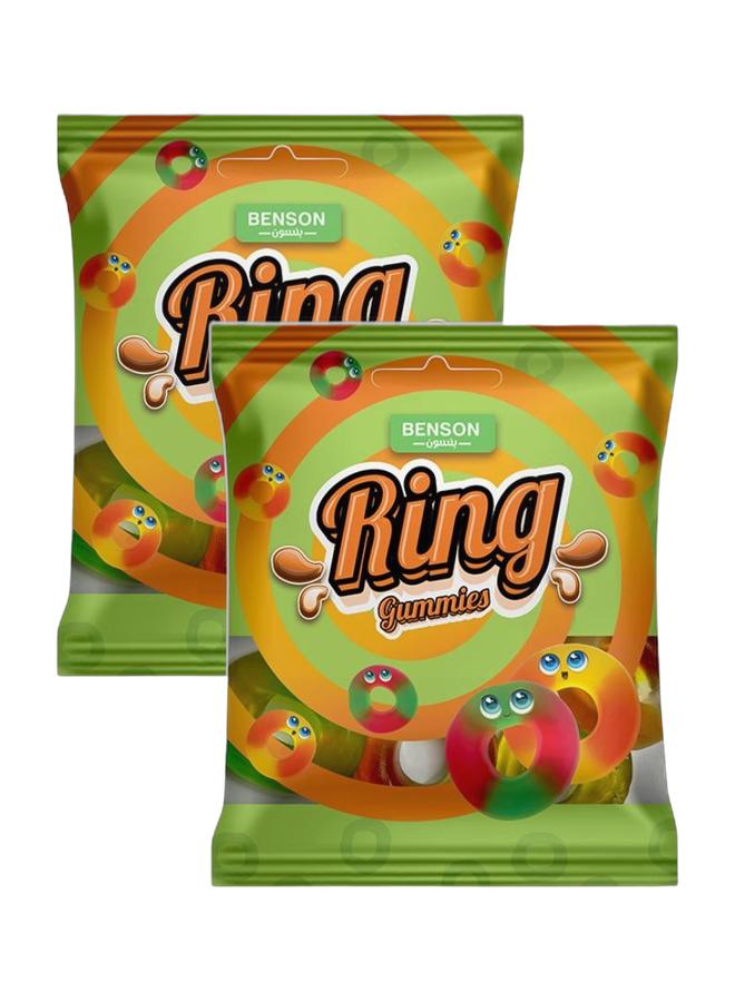 بنسون عبوة جيلي حلقات - 65 جرام (عبوة من قطعتين) - Image 1