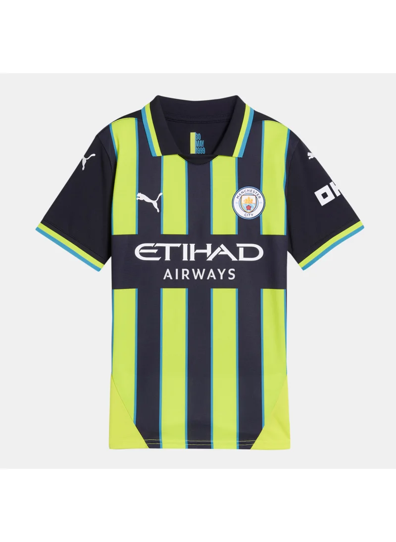 PUMA Kids' Manchester City 24/25 Away Replica Football Jersey