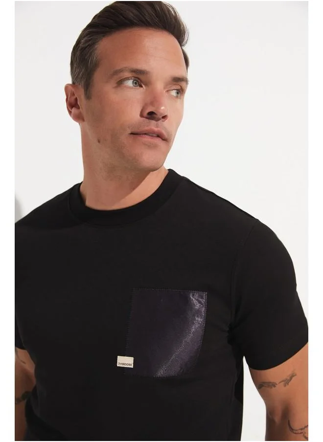 جون June Men Printed T-Shirt Black