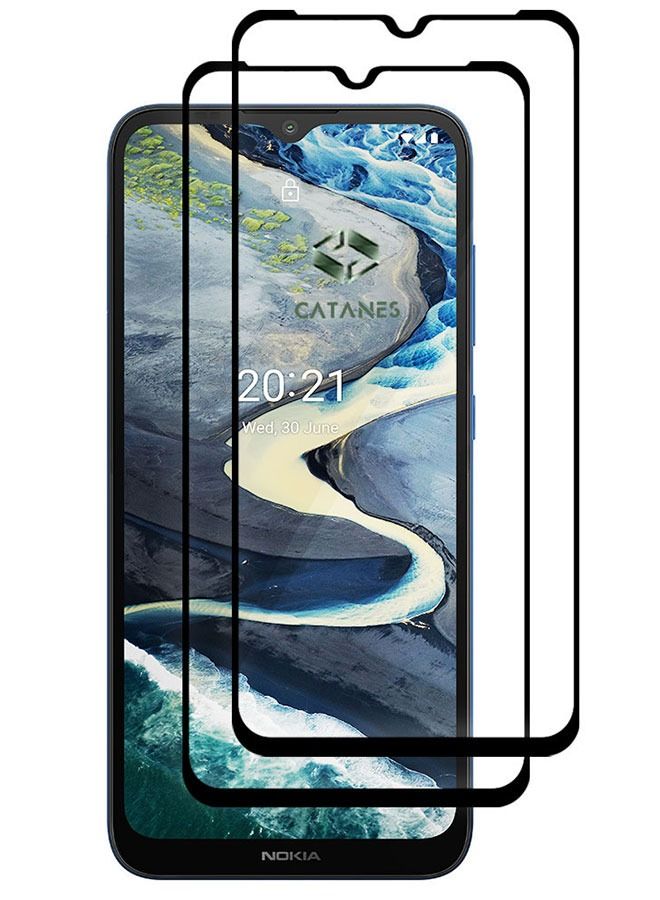 CATANES 2 Pack For Nokia C20 Plus Tempered Glass Screen Protector Full Glue Back - Image 2