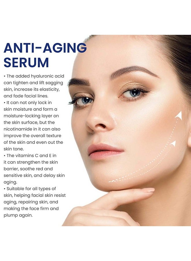 OUHOE Instantly Botox Stock Solution - Facial Serum for Face Tightening Botox Reduce Fine Lines Wrinkles Boost Skin Collagen Hydrate and Plump Skin Face Serum Botox Stock Anti Aging Serum 30ml - Image 3