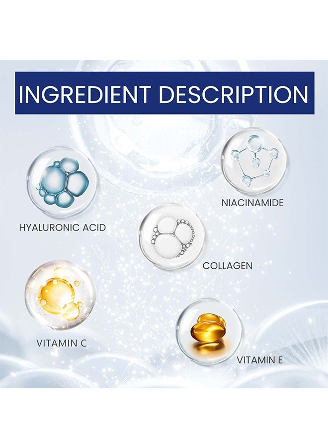 OUHOE Instantly Botox Stock Solution - Facial Serum for Face Tightening Botox Reduce Fine Lines Wrinkles Boost Skin Collagen Hydrate and Plump Skin Face Serum Botox Stock Anti Aging Serum 30ml - Image 4