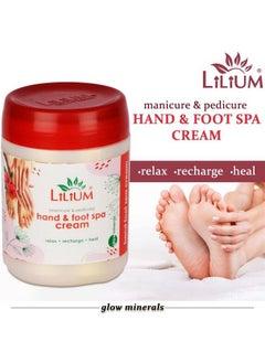LILIUM Hand & Foot Spa Cream For Rough Dry And Cracked Heel ; Sunflower Seed Oil & Olive Oil 900Ml  - Image 4