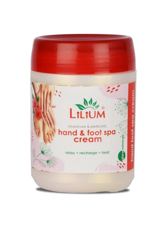 LILIUM Hand & Foot Spa Cream For Rough Dry And Cracked Heel ; Sunflower Seed Oil & Olive Oil 900Ml  - Image 2