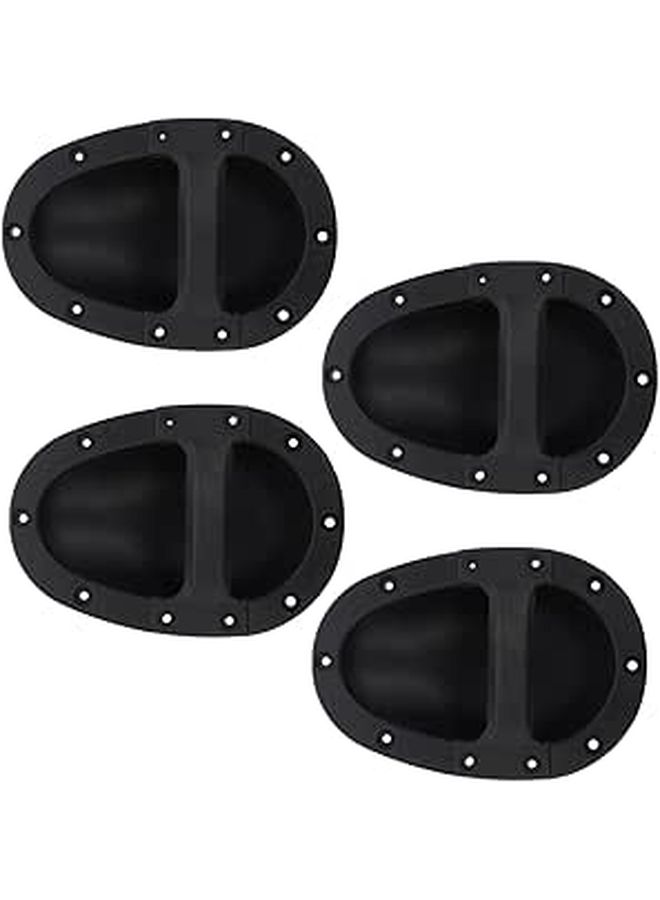 4Pcs ABS Plastic Speaker Handles 148x212x65mm Replacement Side Grip for Amplifier Audio Equipment - Image 1