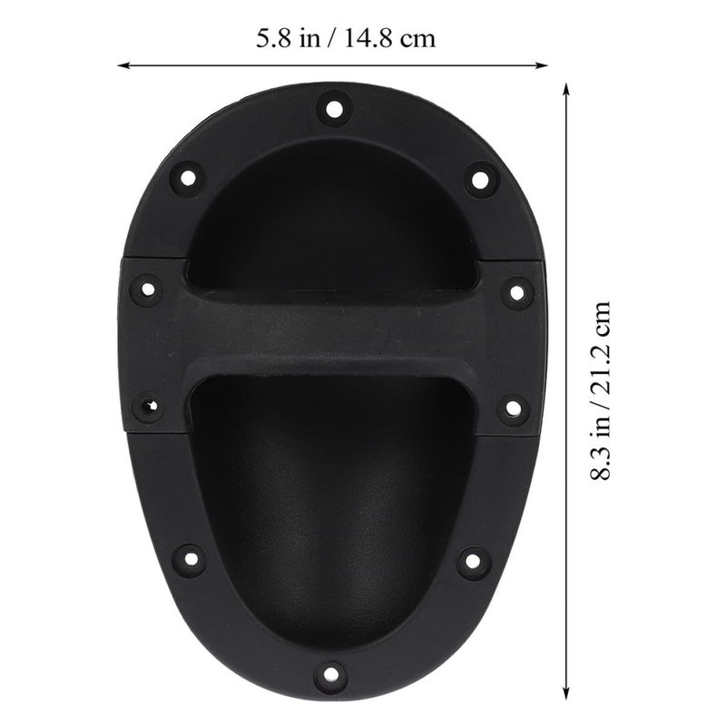 4Pcs ABS Plastic Speaker Handles 148x212x65mm Replacement Side Grip for Amplifier Audio Equipment - Image 3