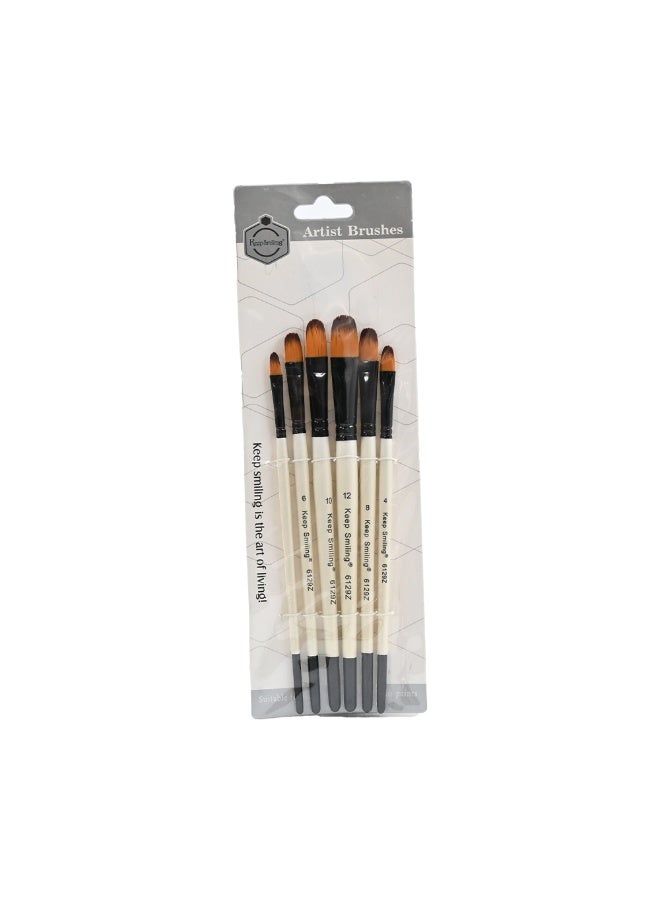 Painting Brushes Set of 6