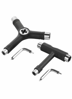 Skate Tool, Pack of 2, Skateboard Roller Tool All in One, Kit, Y and T for Skateboard, Longboard Key