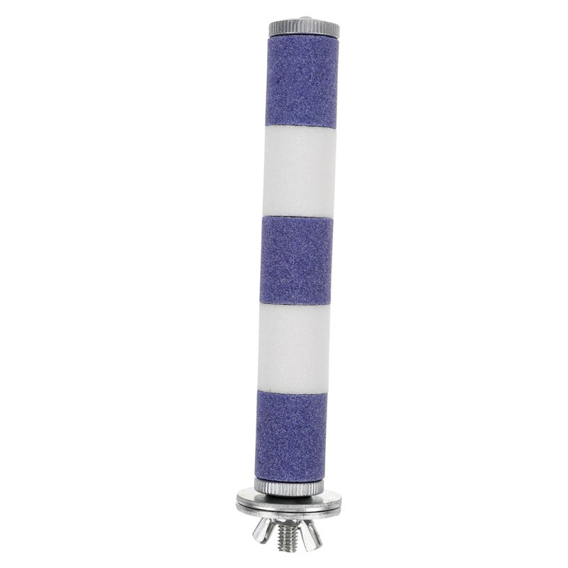 Stainless Steel Bird Cage Perch Toy Chewing Stick Training Stand for Parrots Macaws - Image 2