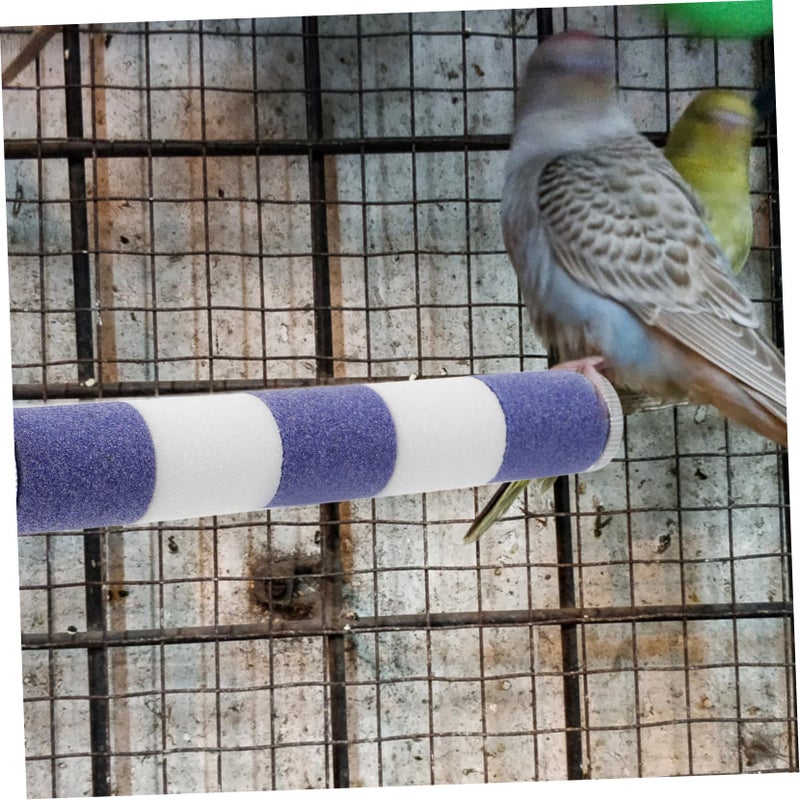 Stainless Steel Bird Cage Perch Toy Chewing Stick Training Stand for Parrots Macaws - Image 4