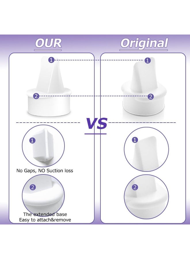 ايفارونال 8Pcs Duckbill Valves Compatible with Lansinoh Breast Pumps - Image 3