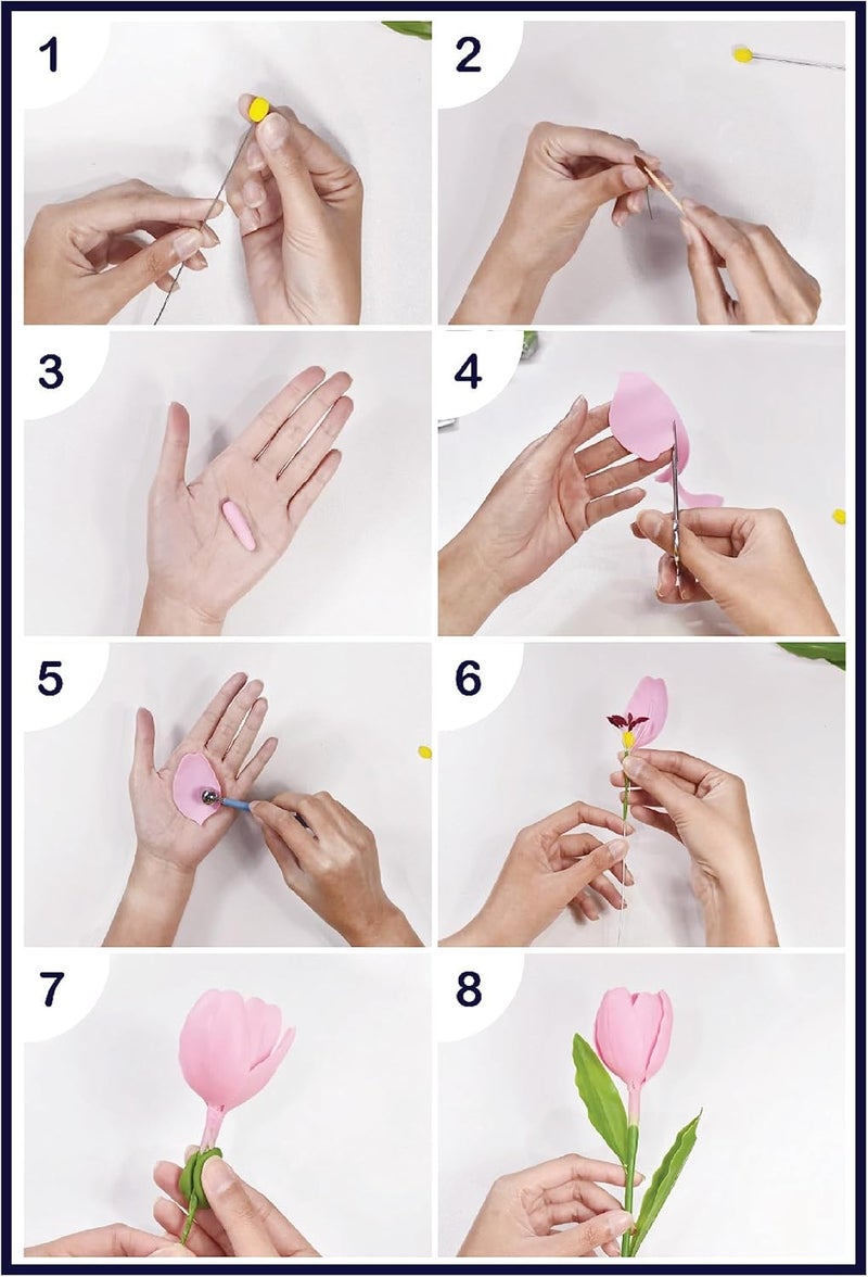 Nara Air-Dry Modelling Clay (0.55 lbs.) Flexible & Translucent in Foil Pack, White, Soft Smooth, High Flexibility, Bend Freely, Non-Toxic, Perfect for Sculpting, Flower Making, Coating and More! - Image 2
