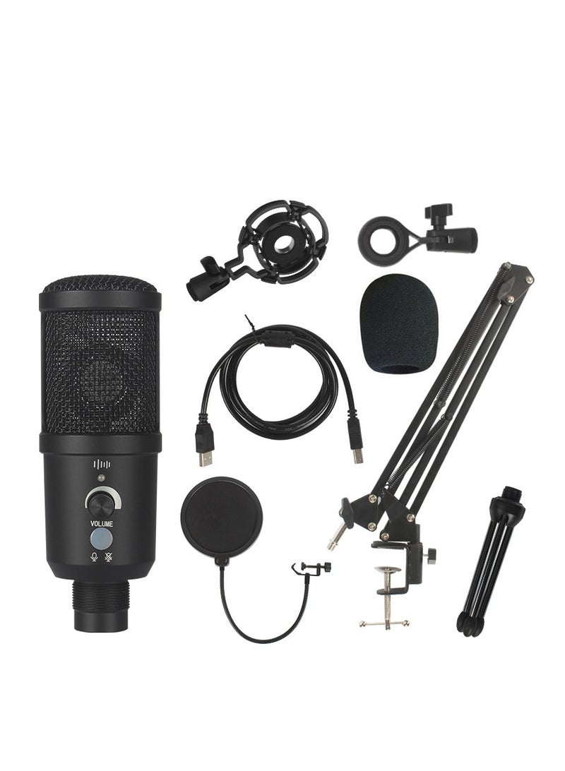 USB condenser microphone for computers, laptops, for singing, broadcasting, recording, gaming, streaming, conferencing, YouTube - Image 2