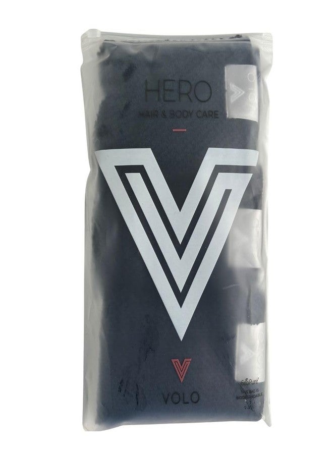 VOLO Hero Face Towel | Reusable Facial Wash Cloths | Makeup Remover & Post Shower| Ultra Soft, Absorbent, Gentle, Fast Drying Nanoweave Fabric Face Towels | Microfiber 3PK (Vinyl Black - Tote - Image 1