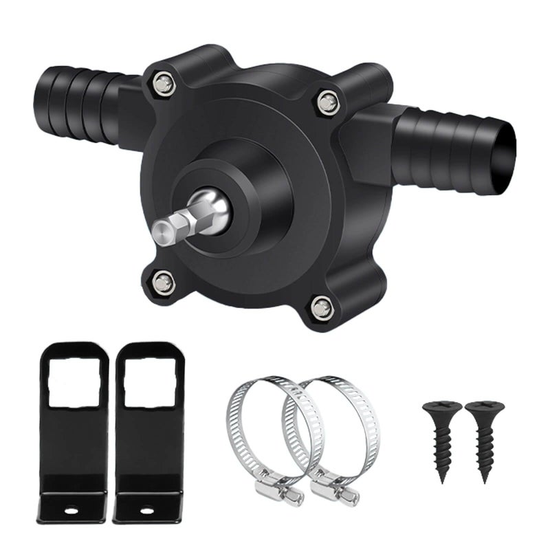 SUPAOSPG Hand Pump Water Drill Water Pump Electric Drill Pump for Water Gasoline Oil Diesels Fluid Water Transfer Pump Mini Hand electric drill pump Pumping drill pump oil drill pump for water