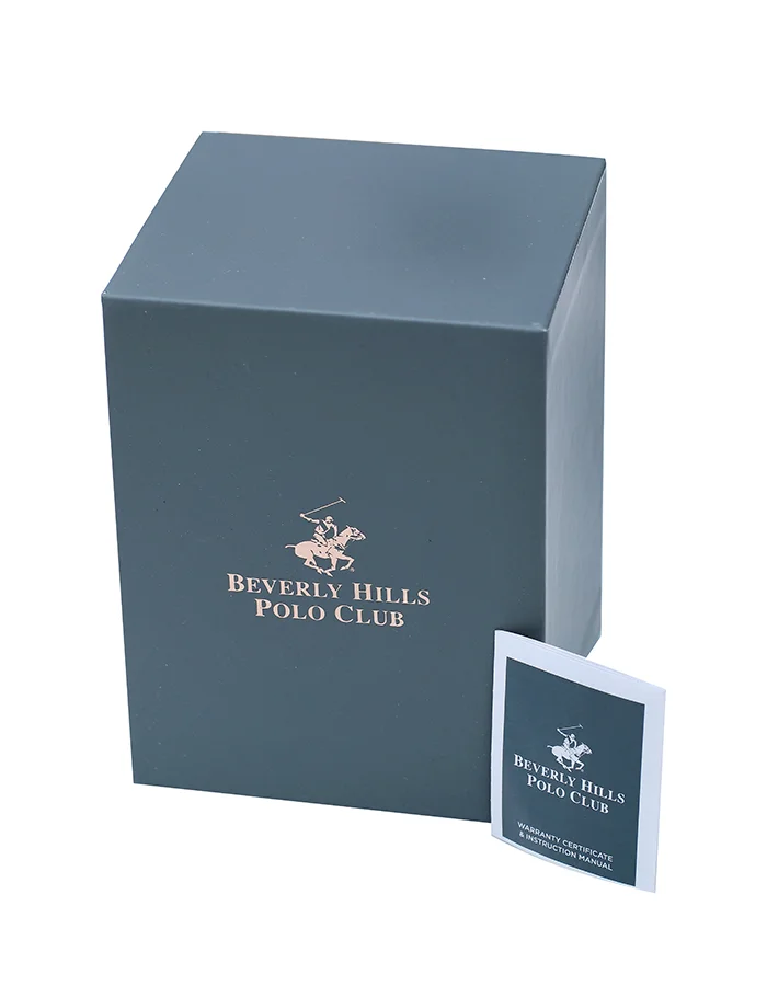 بيفرلي هيلز بولو كلوب Beverly Hills Polo Club BP3402X.332 Men Multi Function Display Watch & Nato Strap Brown