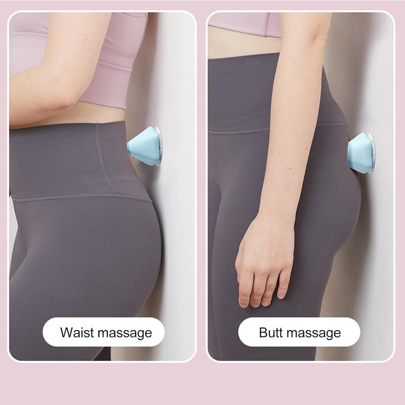 ZJchao Trigger Point Massage Tool Wall Mount Cone Five Pointed Star Shaped Silicone Back Massager Massage Ball Massage Balls with Suction Cup for Relax Muscles Point Deep Tissue Massage - Image 5