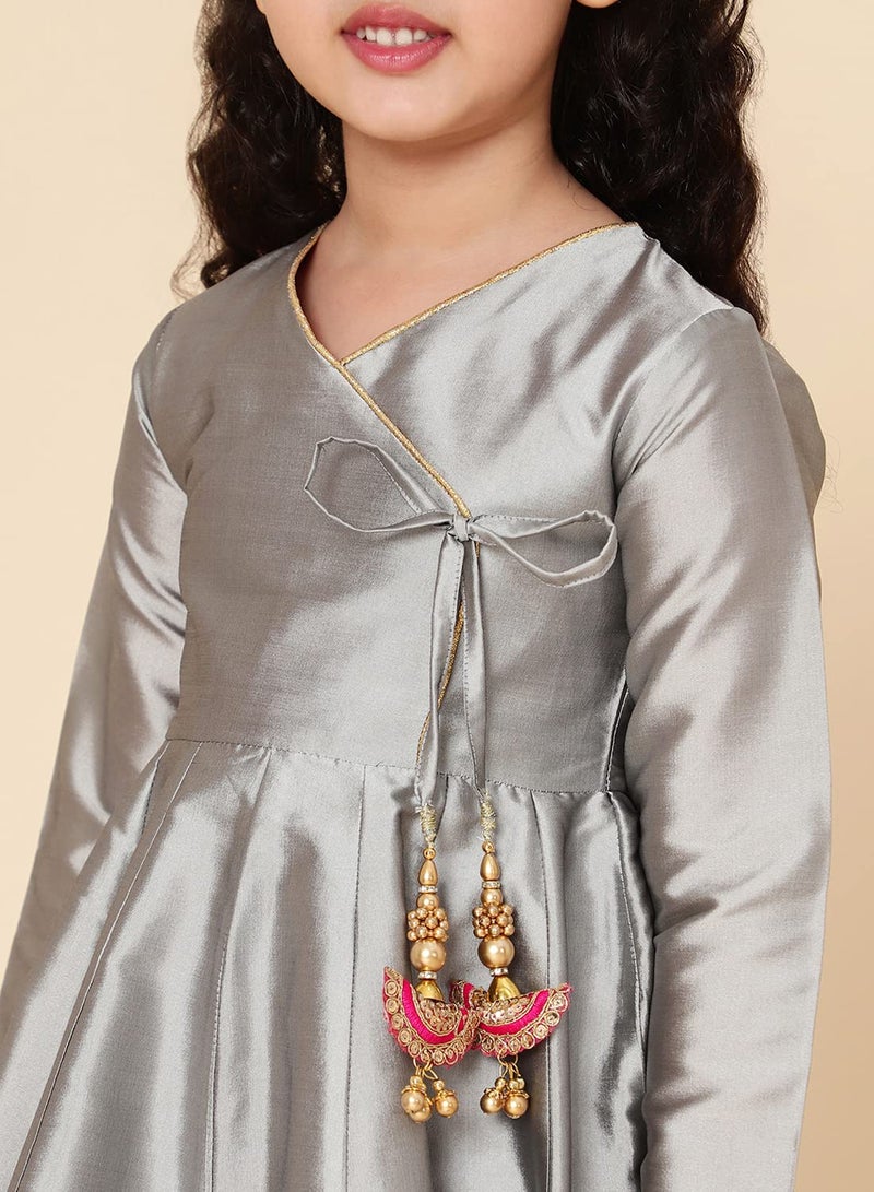 A.T.U.N. (ALL THINGS UBER NICE) A.T.U.N. Girls Anarkali Palazzo Set - Image 5