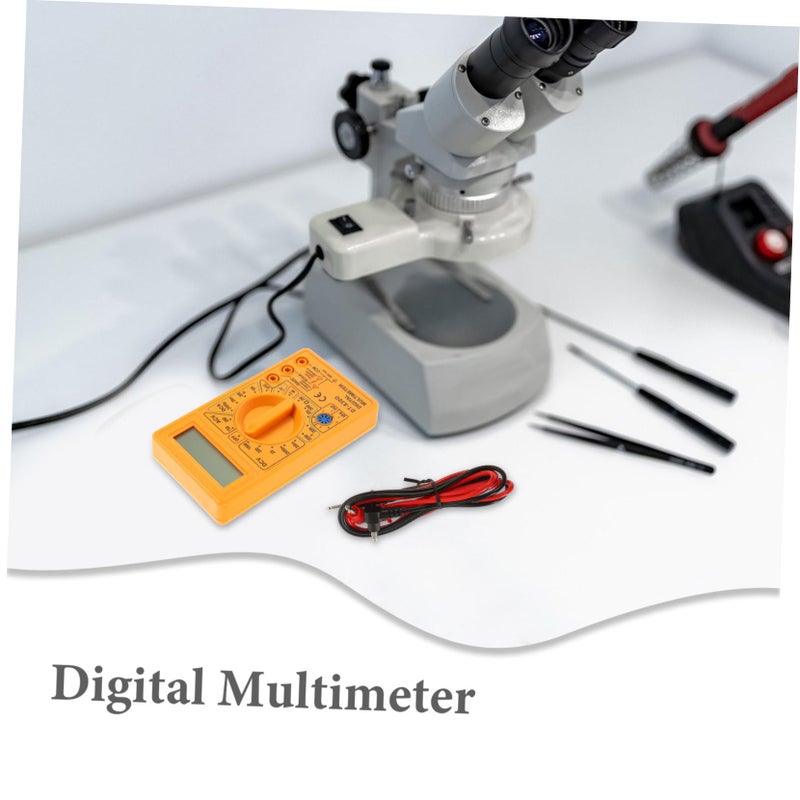 3 Pcs Digital Multimeter Voltage Ampere Ohm Tester LCD Display Overload Protection - Image 4
