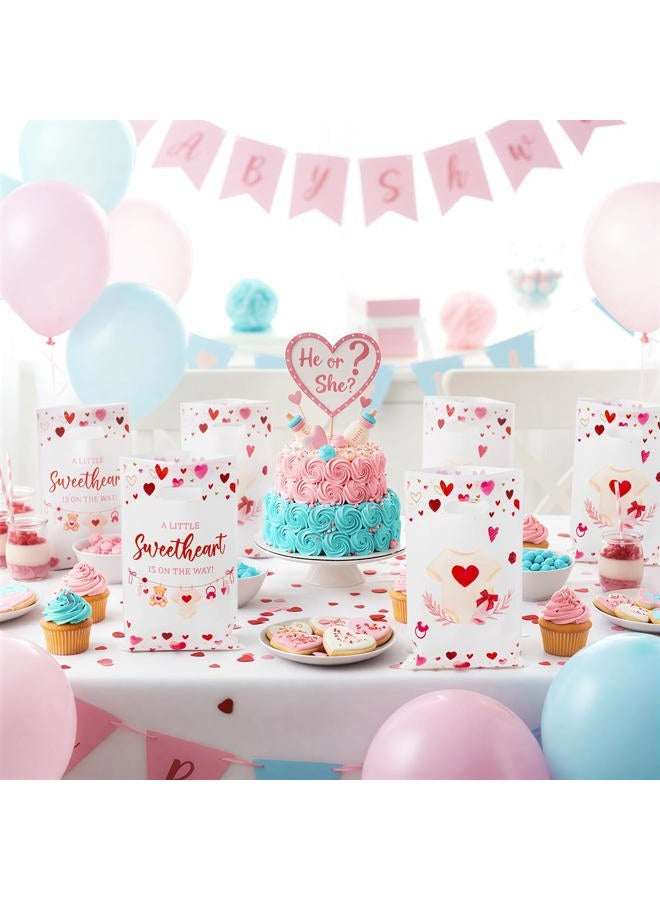 Haooryx Valentine Baby Shower Party Favor Bag - Image 4
