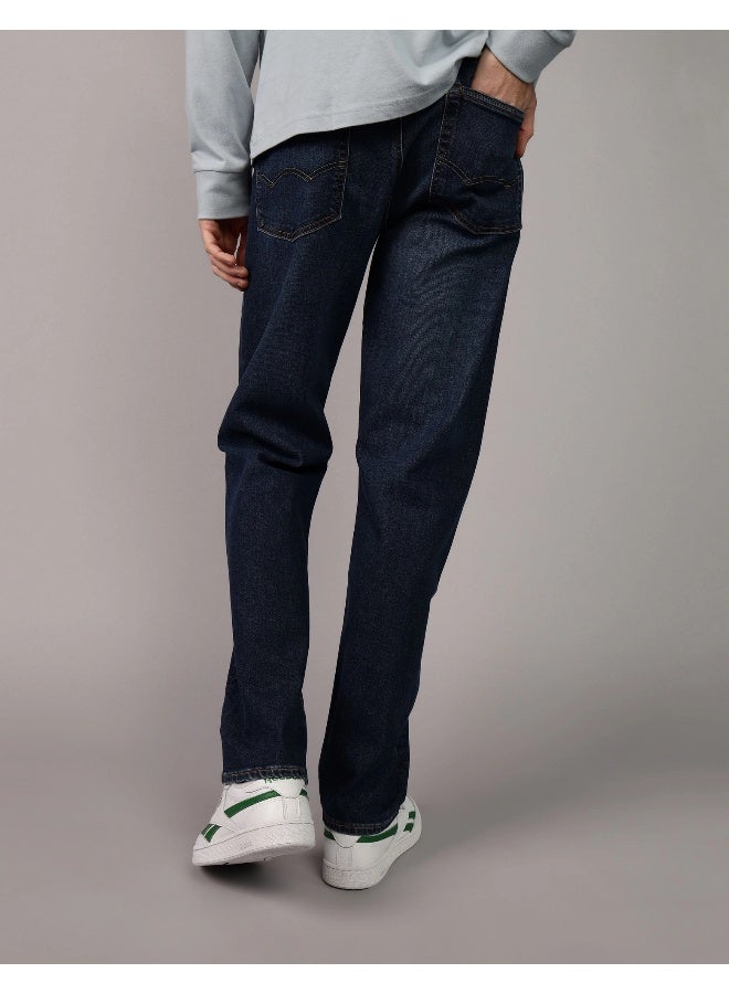 American Eagle Airflex+ Rinse Wash Straight Fit Jeans  - Image 2