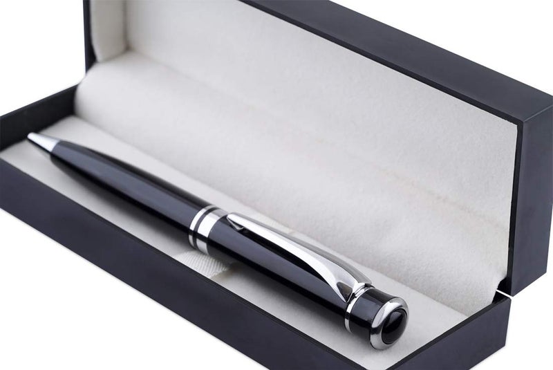 COI Black Full Pen Set with Blue Ink and Executive Use Roller Point Pen. (Nature Black) - Image 5