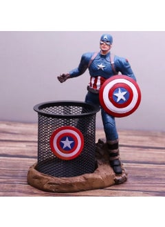 Hediyesahibi Gift Holder Captain America and Spiderman Polyester Pencil Case  - Image 2