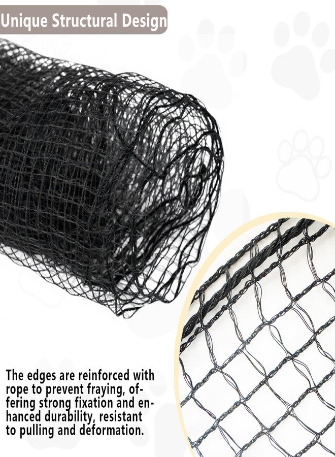 POYEE 10X13FT Cat Netting Balcony Protection Cat Barrier Balcony Safety Mesh Screen for Pets Catio for Apartment Balcony Window Stairs - Image 5