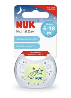 NUK Nuk Night Silicone Soother 0-6m Pack of 1  - Image 2