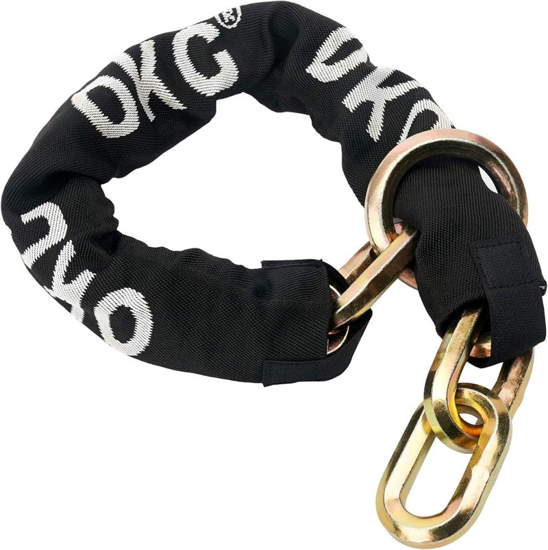 OKG Maximum Heavy Duty Security Chain 2.6 ft x 1/2 in Thick, Hardened Alloy Steel Lock Chain, Cut Proof Chain Ideal for Motorcycles, E-Cargo Bike, and Garage Security, Ultra Protection (No Lock) - Image 1