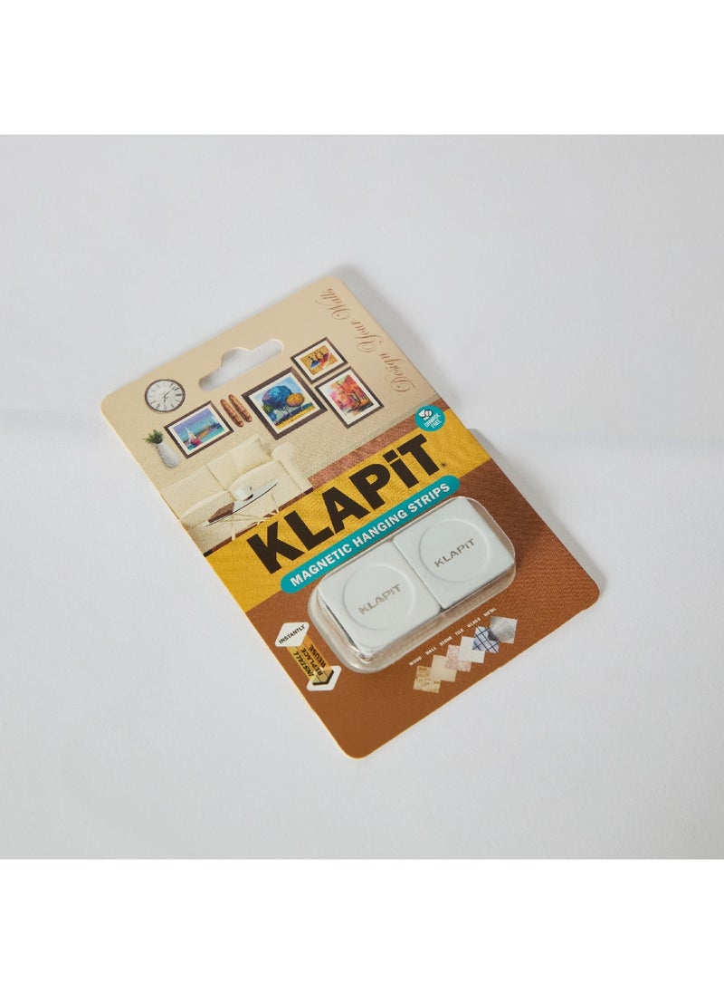 KLAPiT 2-Piece Magnetic Hanging Strip Set 14 x 1.5 x 9 cm  - Image 4
