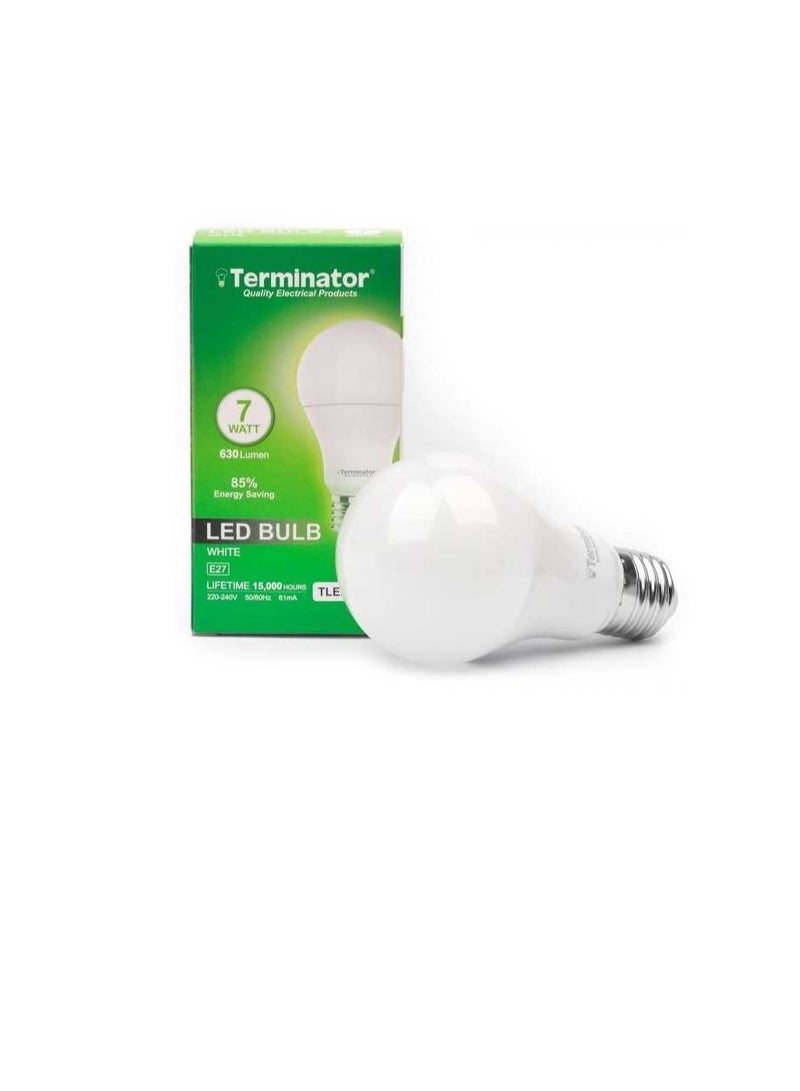 Terminator 7W LED Day Light E27 - Image 1