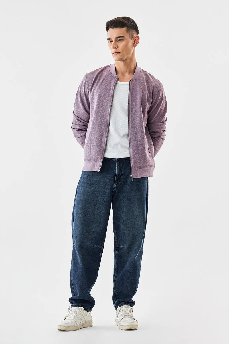 SNITCH جاكيت محبوك بسحاب بقصة ضيقة