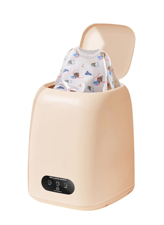 Snooe Small Washing Machine for Underwear, Blue Light Sterilization, Mini Washing Machine for Children's Clothes, Portable Washing Machine with Spin Dryer, Smart Touch Screen  - Image 1