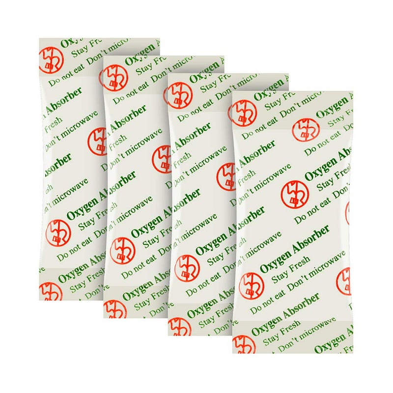 أكياس امتصاص الأكسجين الغذائية O2frepak 500CC50Pack لللحم المجفف المنزلي وتخزين الطعام على المدى الطويل