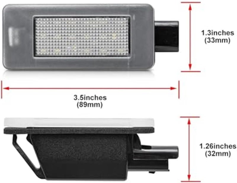 Wivplex LED License Plate Lights for Citroen - Image 3